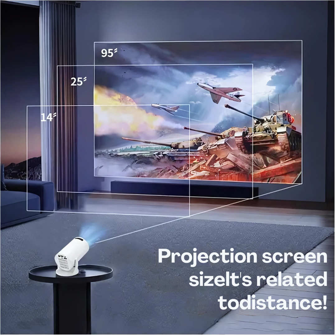 The DROXEN Mini Proyector, Android 11