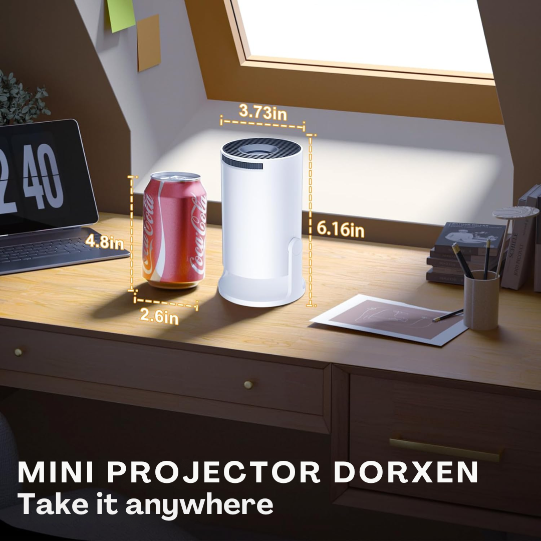 The DROXEN Mini Proyector, Android 11