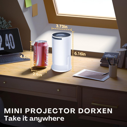 The DROXEN Mini Proyector, Android 11
